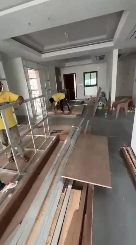 POP false ceiling and joinery under construction